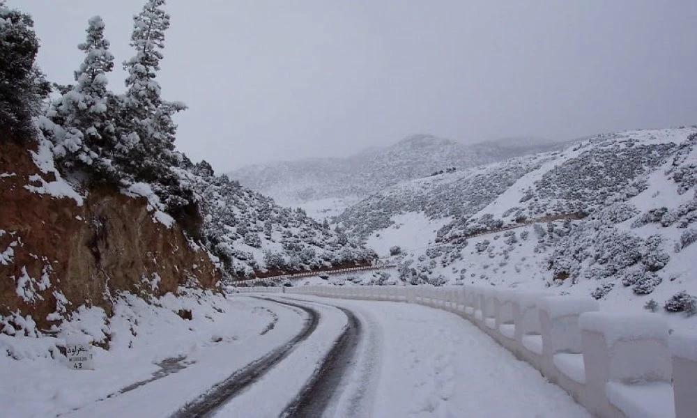 Maroc : Chutes de neige mercredi dans plusieurs provinces du Royaume